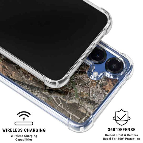 NFL Los Angeles Chargers Realtree AP Camo Galaxy S25 Clear Case